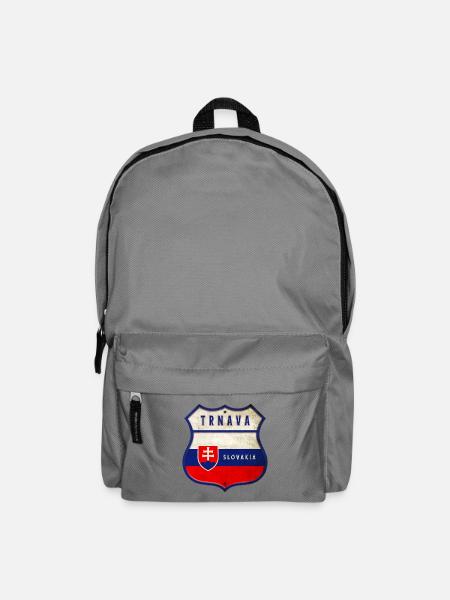 Trnava Slowakei Wappen Flaggen Design - Rucksack - Mittelgrau