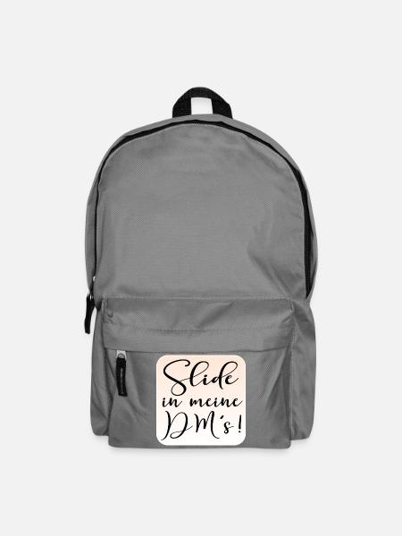 FLIRTEN - Rucksack - Mittelgrau