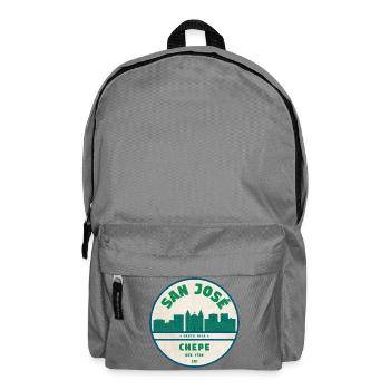 San José Chepe Skyline - Backpack - elephant grey - Front