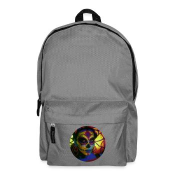 Tag der Toten | Día de Muertos | Mexiko - Rucksack - Mittelgrau - Vorne