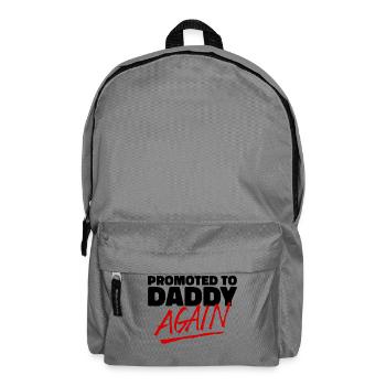 Cool dicton papa parents bébé bonheur enceinte - Sac à dos - gris éléphant - Devant