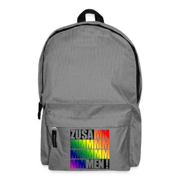 Zusammen - Rucksack - Mittelgrau - Vorne