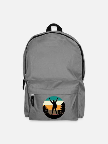 Bergwanderung Berggipfel Wandern Naturerlebnis - Rucksack - Mittelgrau