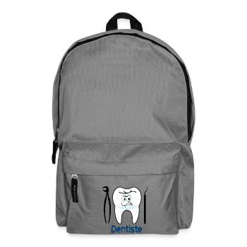 Zahnarzt - Rucksack - Mittelgrau - Vorne