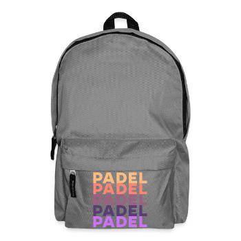 Padel Tennis Player Training Tournament Sport - Backpack - elephant grey - Front