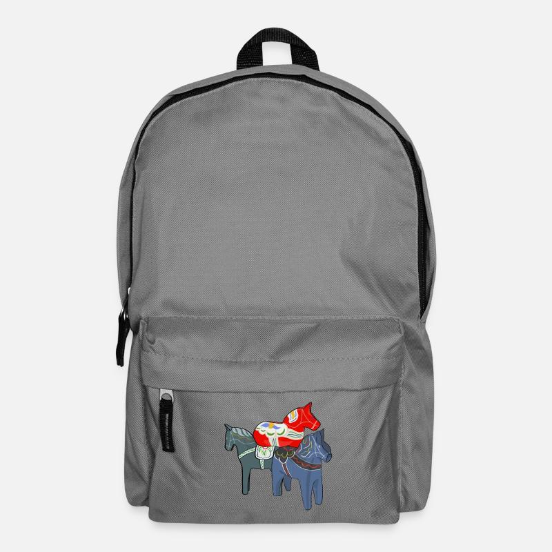 Dala Pferde - Rucksack - Mittelgrau