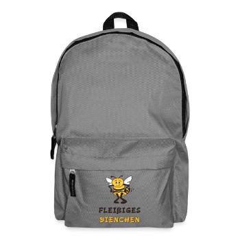 Fleißiges Bienchen - Rucksack - Mittelgrau - Vorne