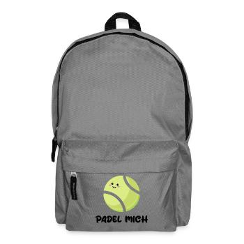 Balls Sport Player Padel Statement Fans - Backpack - elephant grey - Front