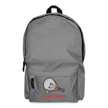 Padel Game Racket Ball Statement Leisure Padel - Backpack - elephant grey - Front