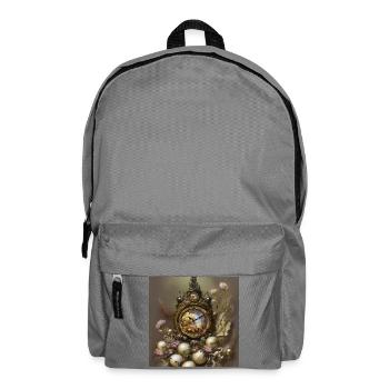 The Steampunk aesthetic - Backpack - elephant grey - Front