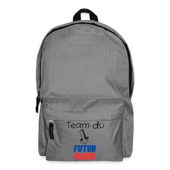 EVG Team Futur Marié. Enterrement vie célibataire - Sac à dos - gris éléphant - Devant