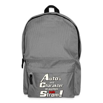 Auto Tuning Schrauber Kult Auto mit charakter (25) - Rucksack - Mittelgrau - Vorne