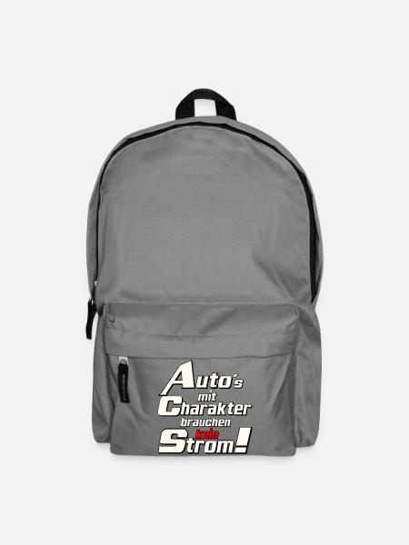 Auto Tuning Schrauber Kult Auto mit charakter (25) - Rucksack - Mittelgrau