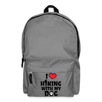 J’adore la randonnée Déclaration de cœur Alpinisme Nature - Sac à dos - gris éléphant - Devant
