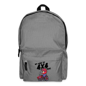 Commercial Vehicle Tractor Statement Country Life Young Farmer - Backpack - elephant grey - Front