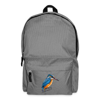 Kingfisher - Backpack - elephant grey - Front