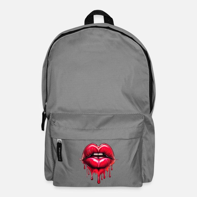 Lips - Backpack - elephant grey