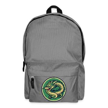 Dragon Crest Circle Patch - Backpack - elephant grey - Front