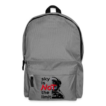 sky is Not the limit black - Rucksack - Mittelgrau - Vorne