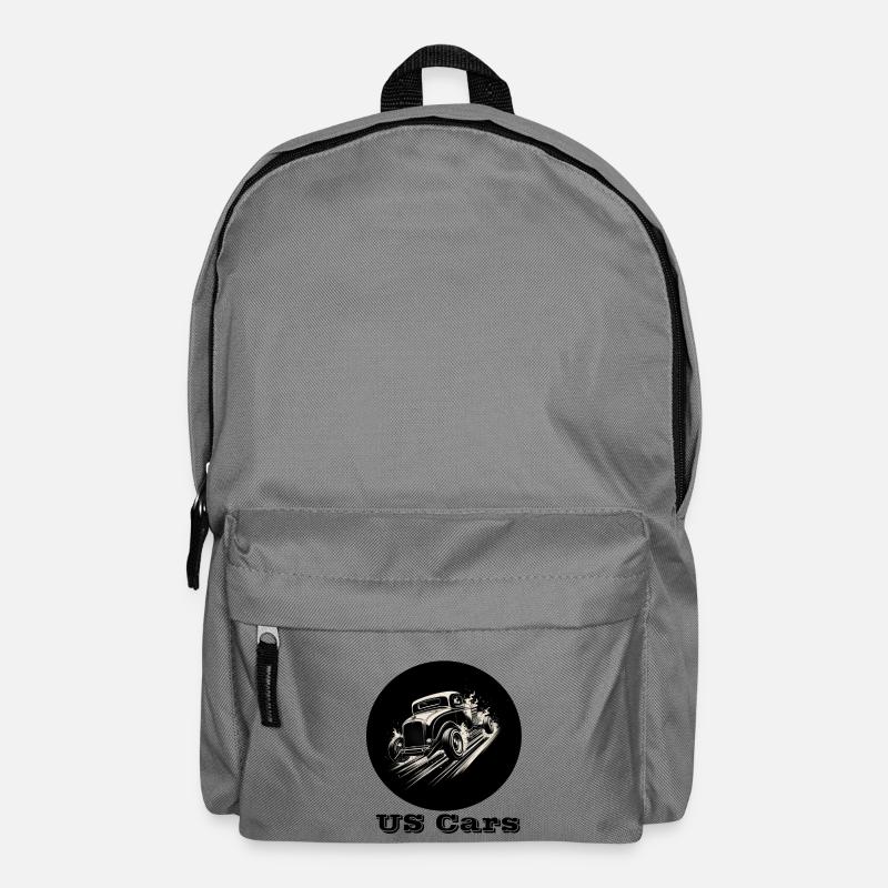 Voitures américaines - Sac à dos - gris éléphant