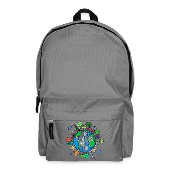 Arbre, Terre, Planète, Déclaration, Nature, Conservation de la Nature - Sac à dos - gris éléphant - Devant