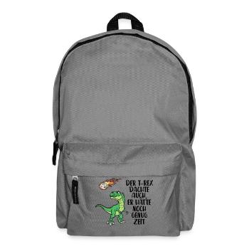 Erderwärmung Erde Artenschutz Umwelt Statement - Rucksack - Mittelgrau - Vorne