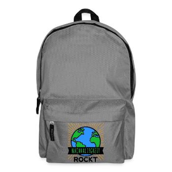 Nachhaltigkeit Mutter Erde Umwelt Statement Planet - Rucksack - Mittelgrau - Vorne