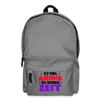 Japan Manga Anime Statement Comic Animation - Rucksack - Mittelgrau - Vorne