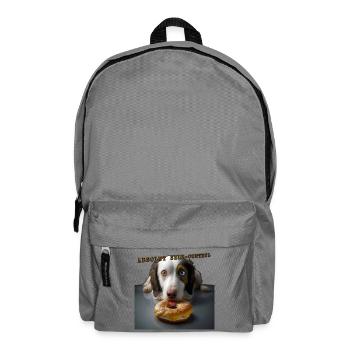 Absolut Self control dog 01 - Backpack - elephant grey - Front