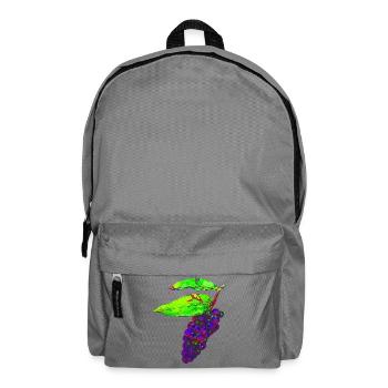 Beeren, Blätter, küchenmotive - Rucksack - Mittelgrau - Vorne