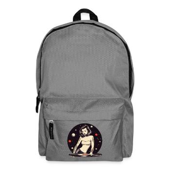 Cosmique Tatoué DJ Girl Design - Sac à dos - gris éléphant - Devant