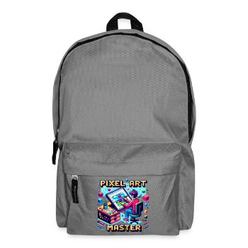 Maître du pixel art - Sac à dos - gris éléphant - Devant