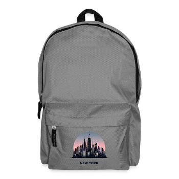 New York - Rucksack - Mittelgrau - Vorne