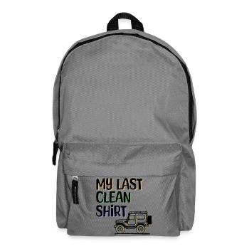 Camping, Statement, Camping, Nature, Relaxing, Holidays - Backpack - elephant grey - Front