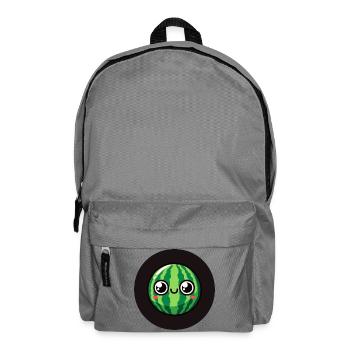 Sweet watermelon with eyes - Backpack - elephant grey - Front