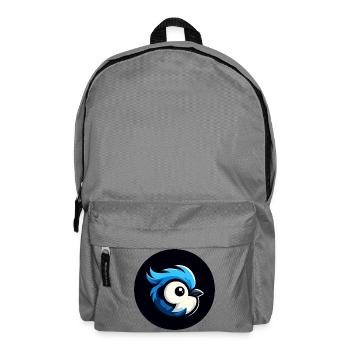 Comic Meise Vogel - Rucksack - Mittelgrau - Vorne