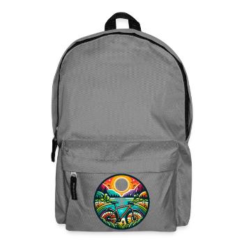Colorful Gravel Quest - Radabenteuer - Rucksack - Mittelgrau - Vorne