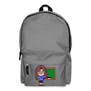 Salaried Job Teacher Career Profession Work - Backpack - elephant grey - Front