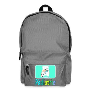 Pädiatrie Kinderkrankenhaus - Arztpraxis - Rucksack - Mittelgrau - Vorne