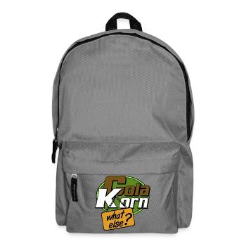 Korn , Party , Weizenkorn Cola Korn what else (25) - Backpack - elephant grey - Front