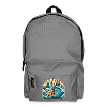 Design de surf australien Quokka - Sac à dos - gris éléphant - Devant