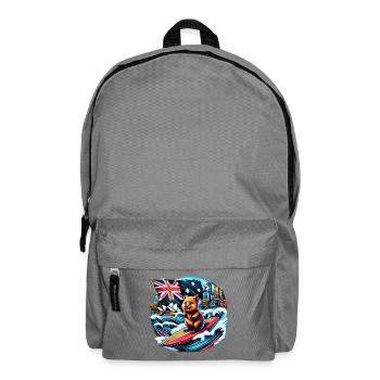 Design de surf australien Quokka - Sac à dos - gris éléphant - Devant