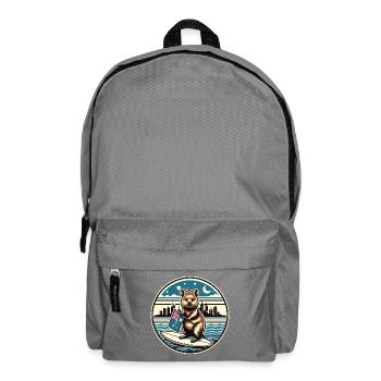 Design de surf australien Quokka - Sac à dos - gris éléphant - Devant