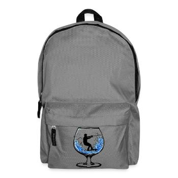 Surf, Wakeboard acrobatique, Kitesurfer, Ski nautique - Sac à dos - gris éléphant - Devant