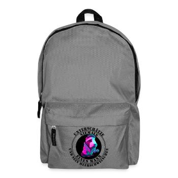Guinea Pig Graphic Meerschweinchen - Backpack - elephant grey - Front