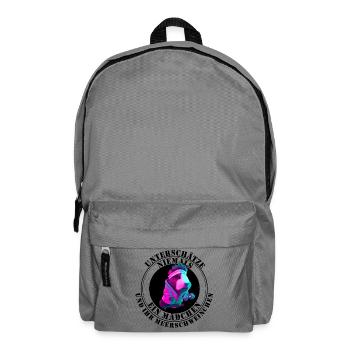 Guinea Pig Graphic Meerschweinchen - Backpack - elephant grey - Front