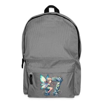 17 Years Fairy Elf Cute Birthday Gift - Backpack - elephant grey - Front