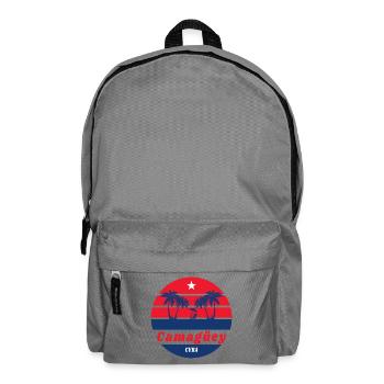 Camagüey Kuba Palmen Karibik Design - Rucksack - Mittelgrau - Vorne