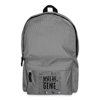 Mathe-Genie Mathematik Genie Mathe Geschenk - Rucksack - Mittelgrau - Vorne