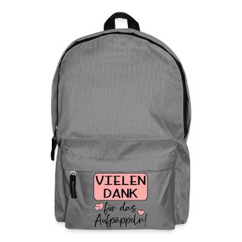 GUTE BESSERUNG - AUFPÄPPELN - Rucksack - Mittelgrau - Vorne
